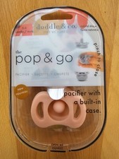 Doddle  Co Pop and Go Tan Color Dummy Soother Suitable from 0-6 Months NEW
