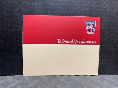 ORIGINAL NEW CAR DEALER BROCHURE VINTAGE 1987 STERLING TECHNICAL SPECIFICATIONS