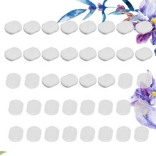 40 Pcs Ohrclip-Pads Ohrclips Basteln Zubehör Ohrring Polster Für Kind Ovaler