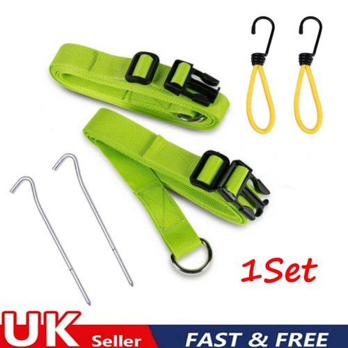 Kampa Dometic Storm Straps Awning Tie Down Kit Caravan Motorhome Green