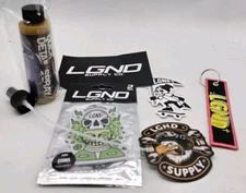 LGND Supply Co Quick Detail Spray Stickers Magnet Key Chain Car Freshener Citrus