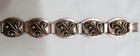 Vintage 1960s Mid Century Pewter Bracelet 7” Classic Design Scrolls Timeless — photo 1
