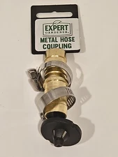 Garden Hose Heavy-Duty Metal Coupling Mender 3/4” & 5/8” Expert Gardener