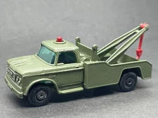 MATCHBOX LESNEY No.13 DODGE WRECK TRUCK - MILITARY
