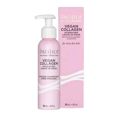 Pacifica Beauty Vegan Collagen Hydrating Leave-In Repair Hair Mask Treatment 4oz