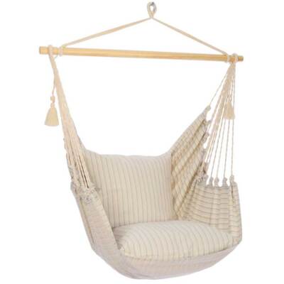 Hängesessel Micaela 361 XXL mit 2 Kissen 100 % Baumwolle
