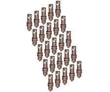 25 Conical/Rotating Carbide Bits replaces RL09, 20MMØ Shank for Trencher/Auger