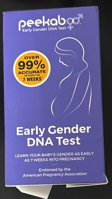 Peekaboo Early Gender DNA Test 99% Accurate & Requires $59 Lab Fee 05/2025+ (O4)