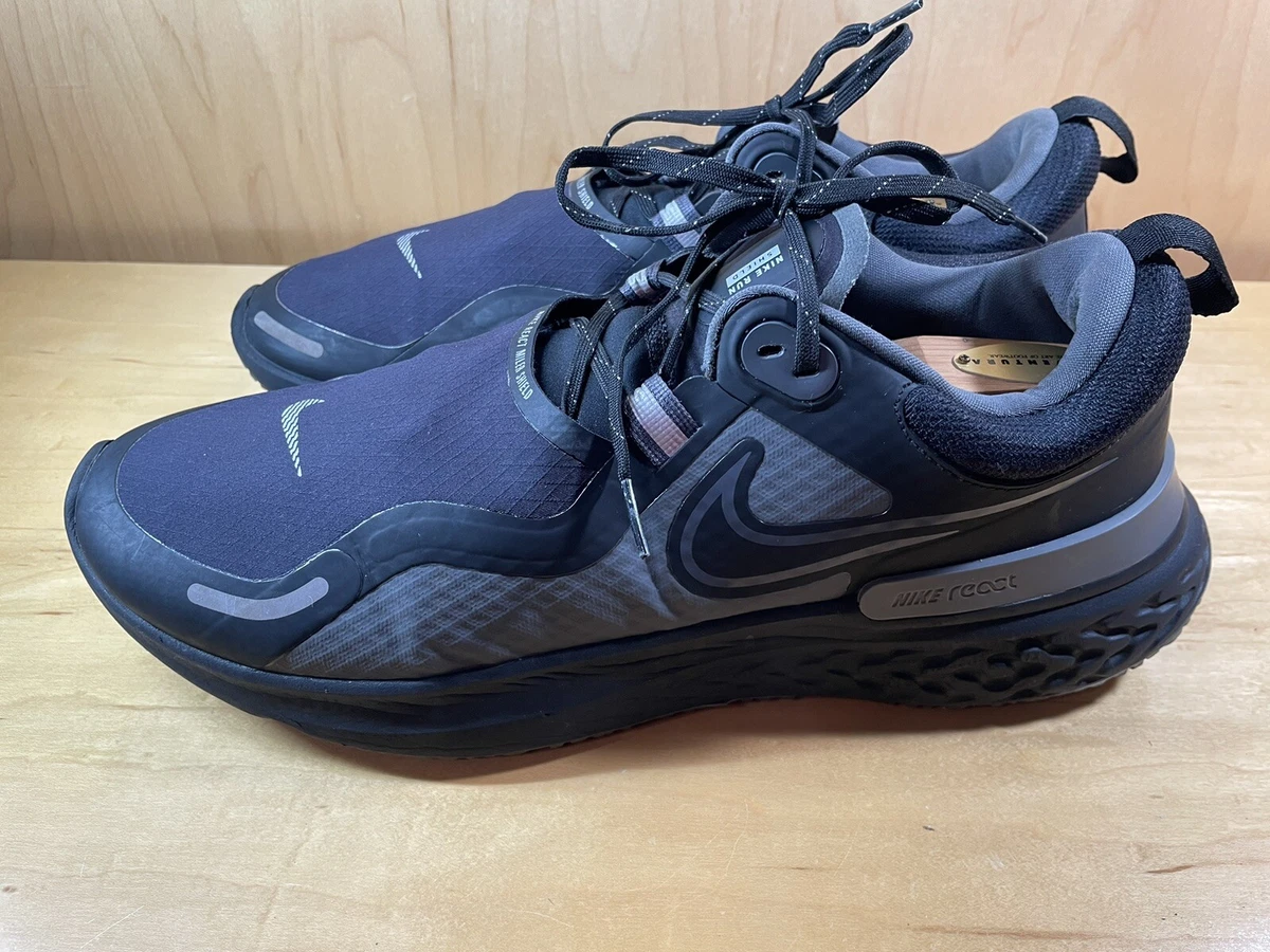 Nike react shield black new arrivals