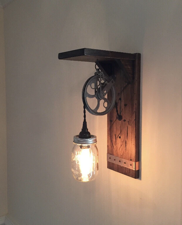 Pulley sconce sale