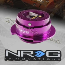 NRG Purple Ball Locking 6-Hole Steering Wheel Gen 2.5 Quick Release Adapter Kit