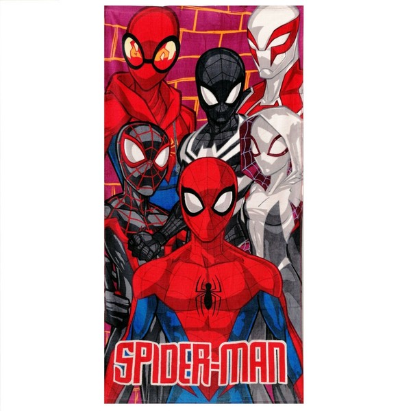 Spiderman Aymax Handtuch Baumwolle 100% Strandtuch 70X140Cm Kinder-image