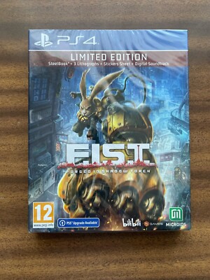 F.I.S.T. FORGED IN SHADOW TORCH LIMITED EDITION PS4 PS5 ENGLISCH STEELBOOK FAUST