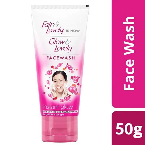 New Glow Lovely Instant Glow Face Wash For Clear Brighter Face 50 Gram