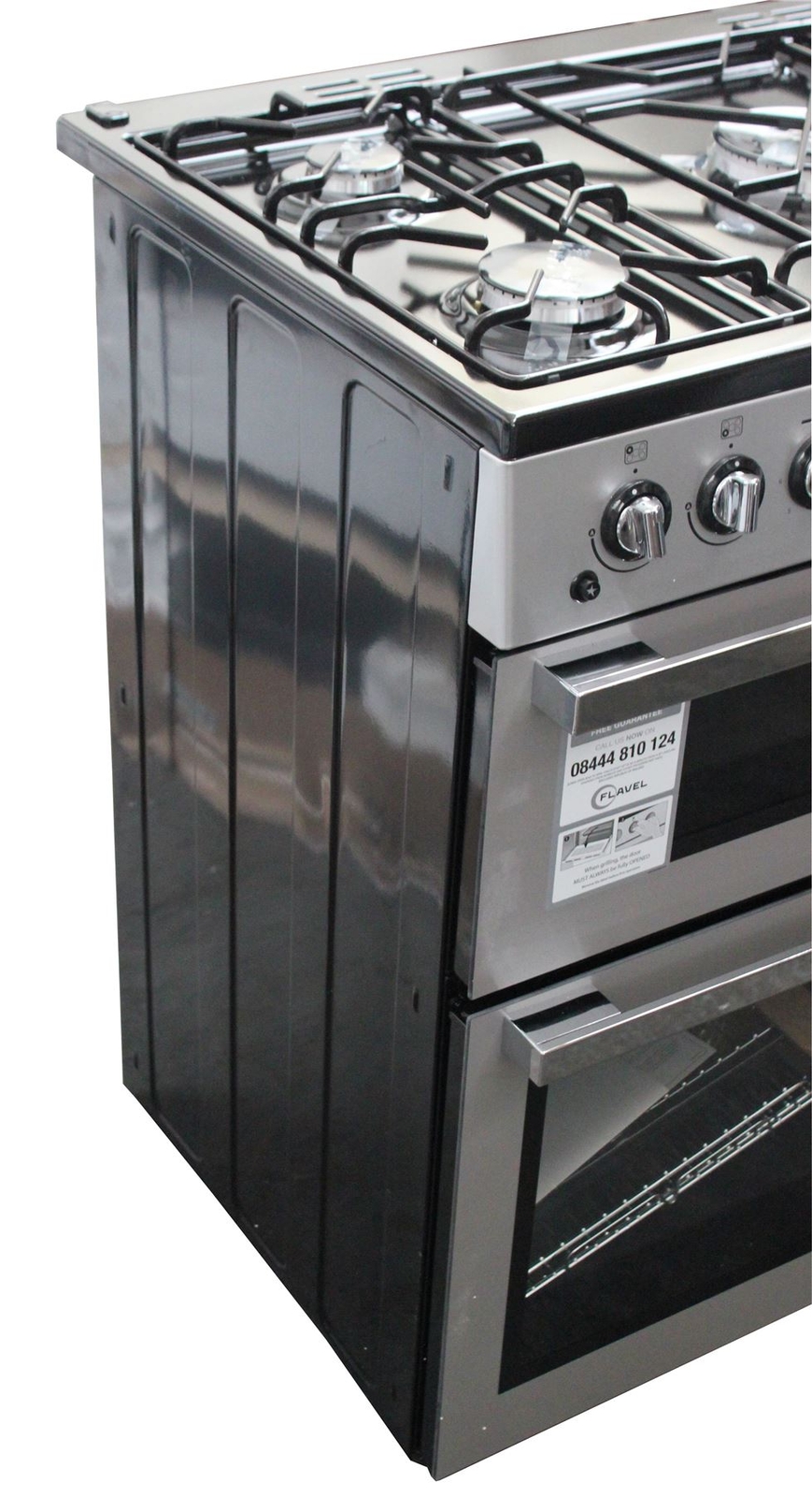 FLAVEL 90cm Dual Fuel Range Cooker Silver MLN9FRS Double Oven Silver