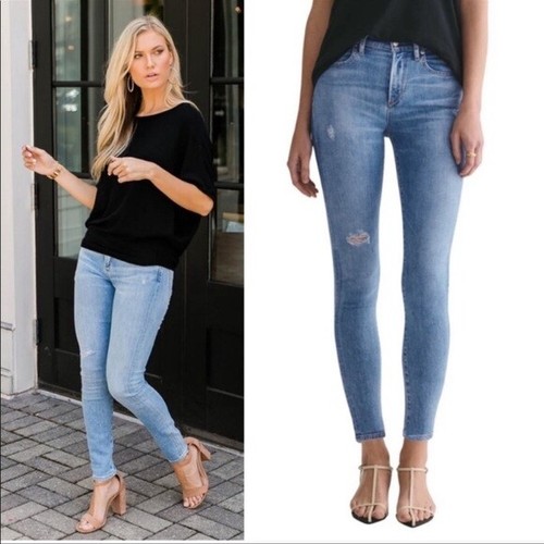 NWT $198 Agolde Sophie Mid Rise Ankle 