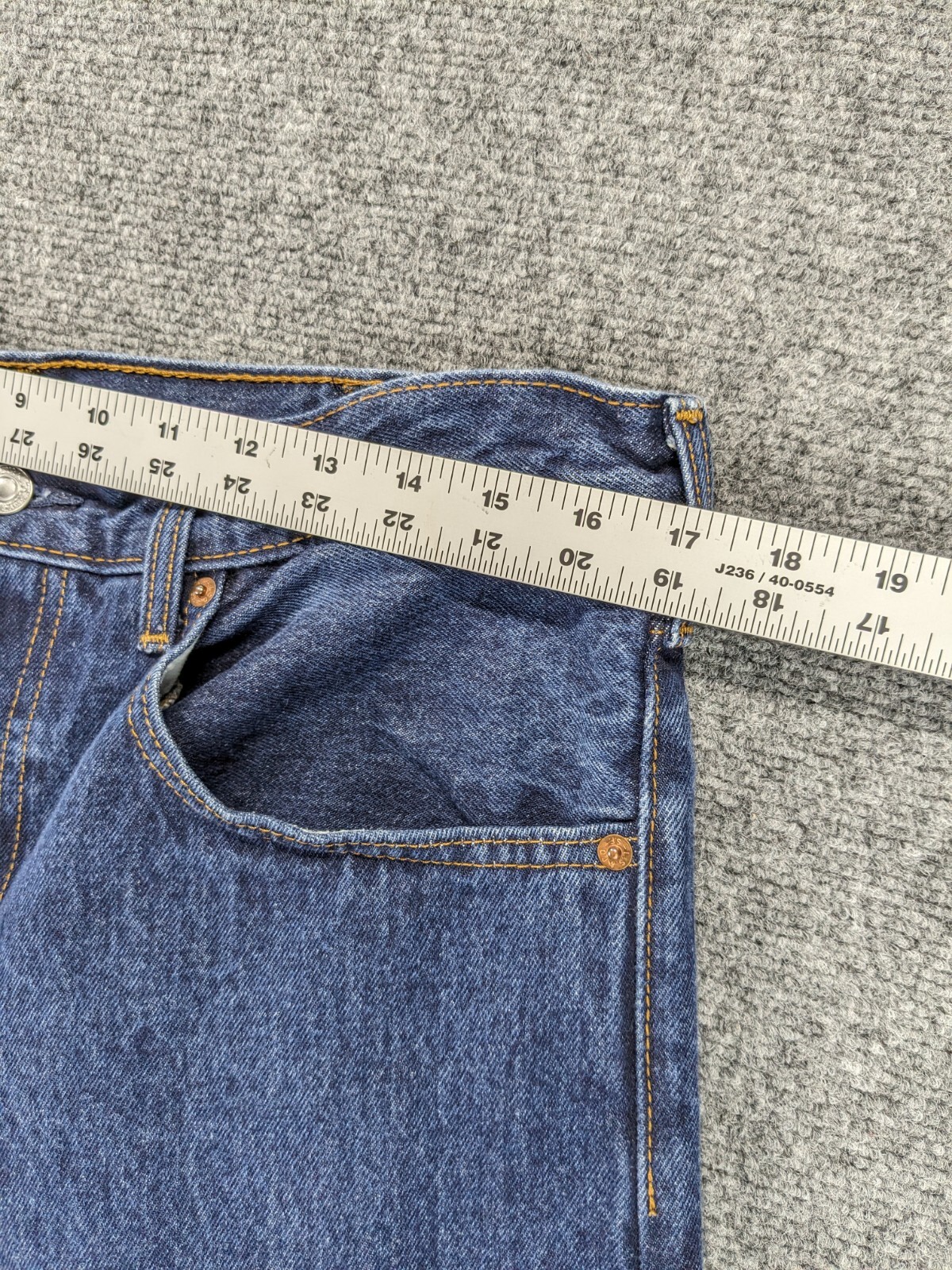 Levi's 517 Bootcut Jeans Men's 34X34 Medium Dark Wash 100 Cotton Denim