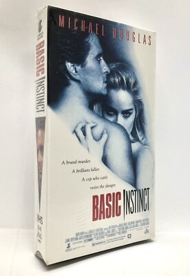 Basic Instinct (VHS 1992) BRAND NEW SEALED!!! Michael Douglas, Sharon Stone.