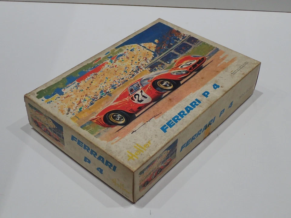 FERRARI P 4 HELLER L 737 KIT DA MONTARE SCALA 1:24 CON SCATOLA (1S) - Immagine 2 di 4
