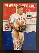 2020 Topps Series 2 Player Of The Decade Insert MT-11 Mike Trout Angels