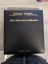 StarTrek 22ct Gold Cards collection 