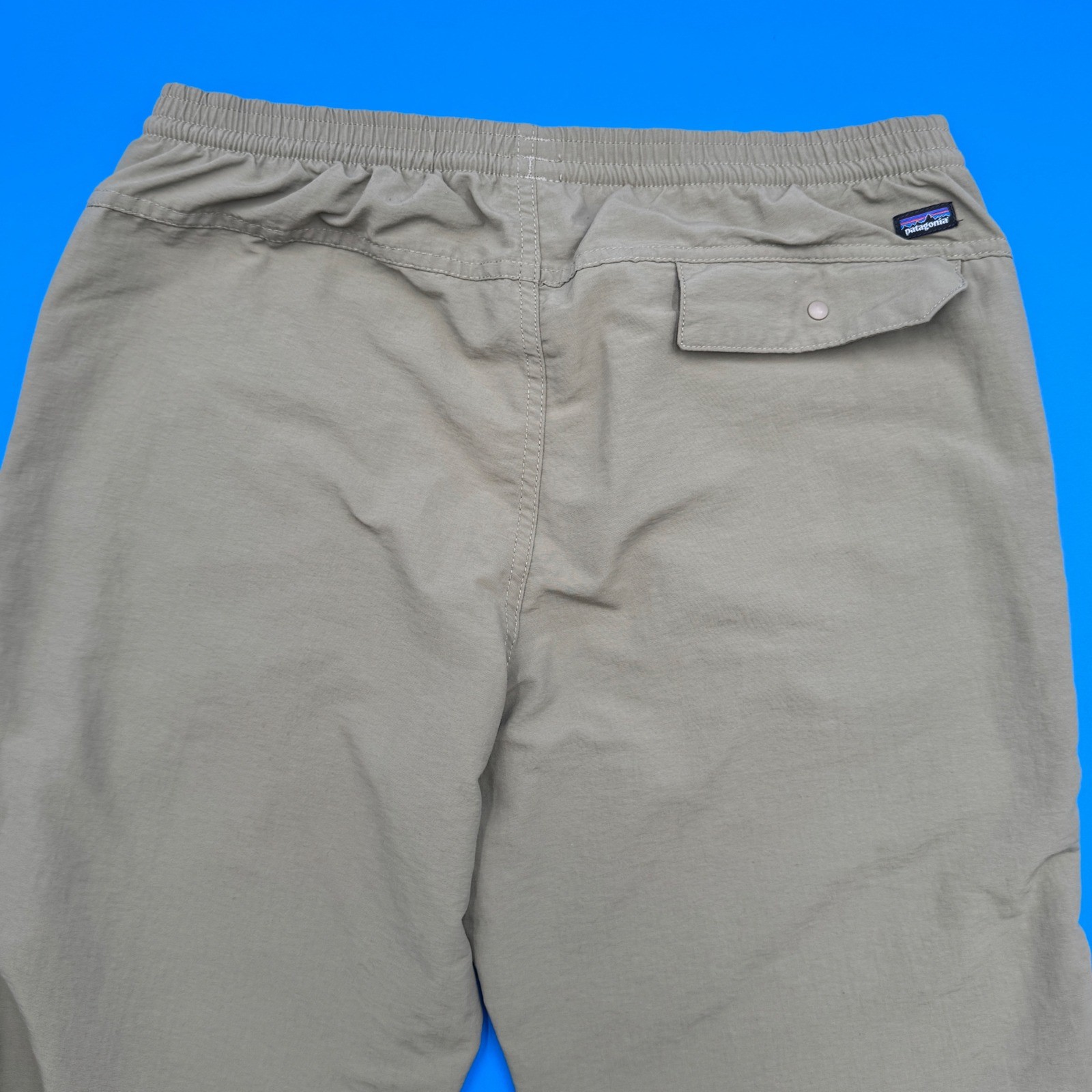 Patagonia Men's Lightweight Jogger Pants Khaki Elastic Waist Drawstring Size XS thumbnail 2