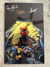 All Out Pooh #1 Final Fate Metal Signed 3x Marat/Sala/Smith comic cover