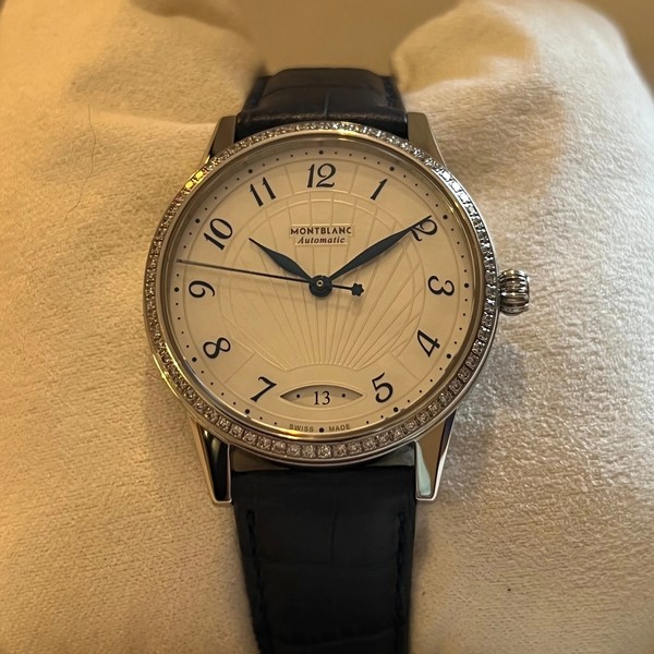 Montblanc Bohemia Shell Dial / Diamond Bezel Full Set MB118772