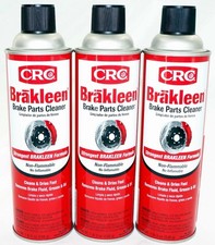 CRC 05089 Brakleen Brake Parts Cleaner Non-Flammable 19oz each can 3 Pack