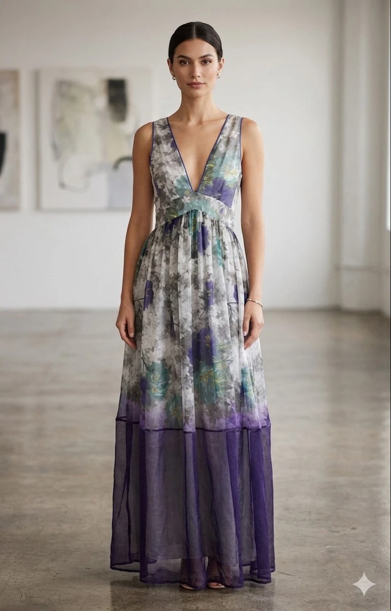 paul smith ladies dresses Women's 'River Collage' Maxi Dress Paul Smith