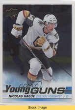 2019-20 Upper Deck Young Guns Silver Foil Nicolas Hague #489 READ 0y6z