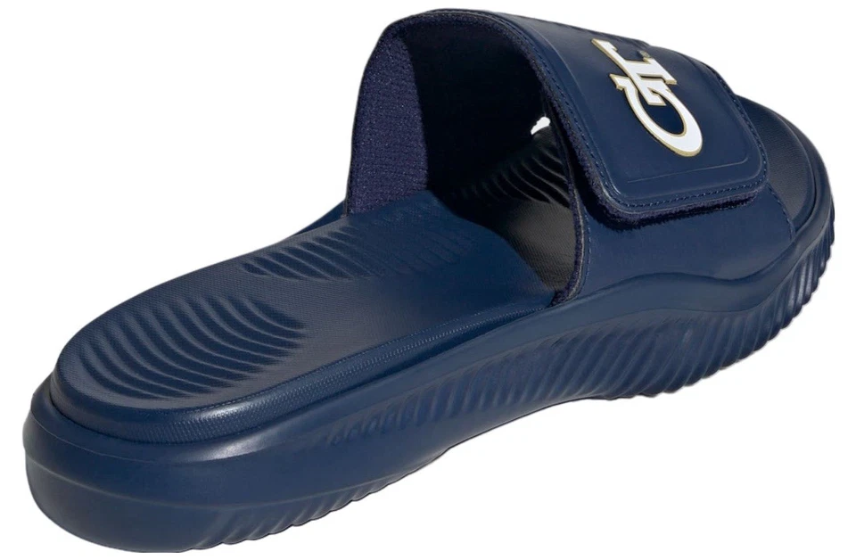Georgia Tech Adidas Men's 8 Alphabounce 2.0 Slides Flip Flop JI2519 New Nib - Image 4 of 4