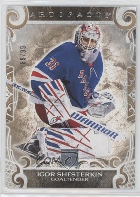 2024-25 Upper Deck Artifacts Goalies Copper 89/99 Igor Shesterkin #114 11fi