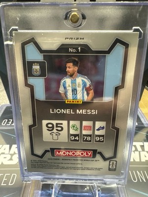 Lionel Messi 2026 Panini Prizm FIFA World Cup SILVER Cracked Ice 