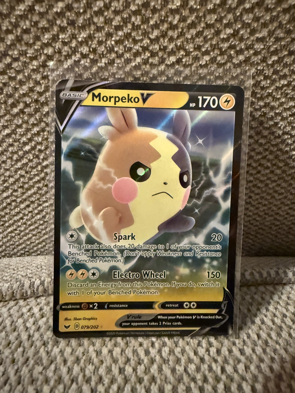 Morpeko V 079/202, Sword & Shield, Pokemon, NM