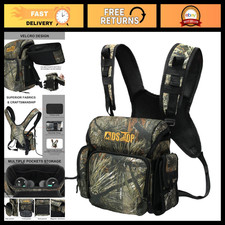 Binocular Harness Chest Pack with Rangefinder Pouch - Bino Bag for Bird Watching
