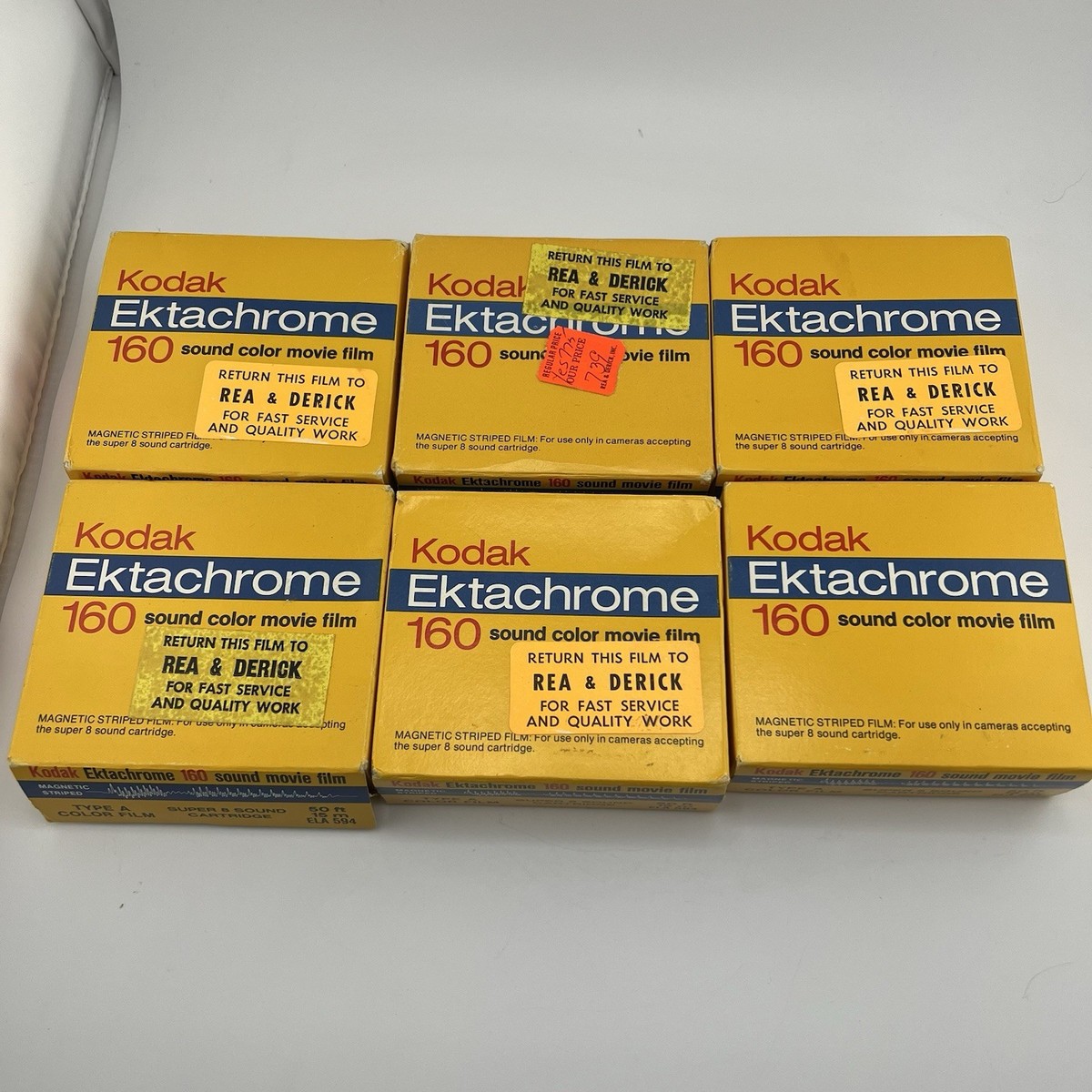 Kodak Ektachrome 160 Sound Super 8 mm Color Movie Film Type A 6