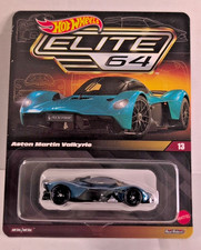 Hot Wheels Elite 64 2025 Aston Martin Valkyrie HWR91 Real Riders #13 Metal ¡NUEVO!