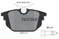 Textar Bremsbelagsatz, Scheibenbremse 2317703 FüR Alfa Romeo Passend FüR Fiat