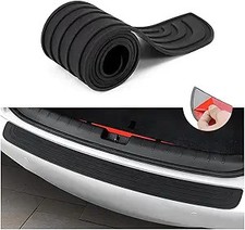 Car Rear Bumper Protector Guard, Auto Anti-Scratch Co Size: 35x2.7Color: Black