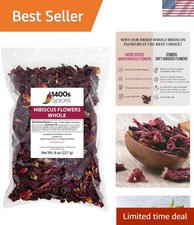 8oz Dried Hibiscus Flowers - Elevate Your Tea  Culinary Creations