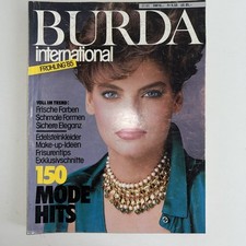 BURDA  INTERNATIONAL  Frühling1985 mit Schnittmuster 