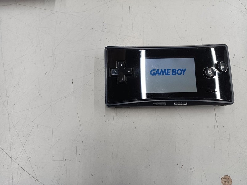 Nintendo Game Boy Micro Black OXY-001 Handheld Console Tested Working Japan