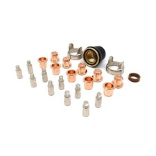 IPT40 Plasma Cutting Torch Tip Electrode Consumables 24Pcs For CUT-55DS CUT-65DS