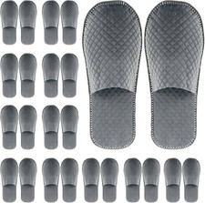 16 Pairs Disposable Travel Slippers for Women,Hotel Slippers Individually Wrappe