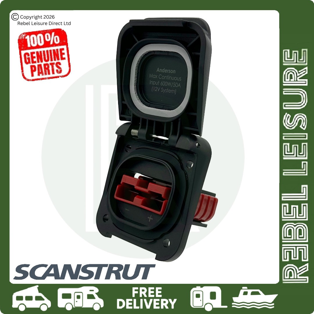 Scanstrut Ventura Anderson Socket 50A Waterproof 12V-48V Power Port UK SB50