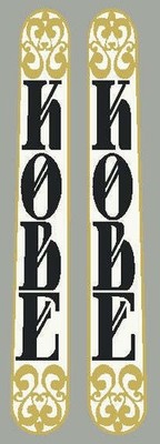 Kobe Sitzrohr Aufkleber