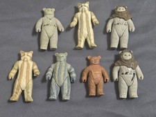 Vintage Kenner Star Wars 1977 - 1983 Figure Lot 7 ORIGINAL FIGURES *EWOK ARMY