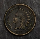 1863 Indian Cent VF Details Dark Problems  Lot F 991