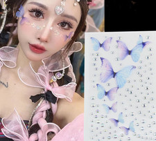 Rhinestone Bling Face Eye Concert Art Makeup ...